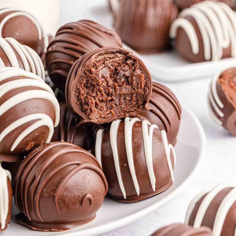 Brownie balls: Big chocolate flavor in every bite!
