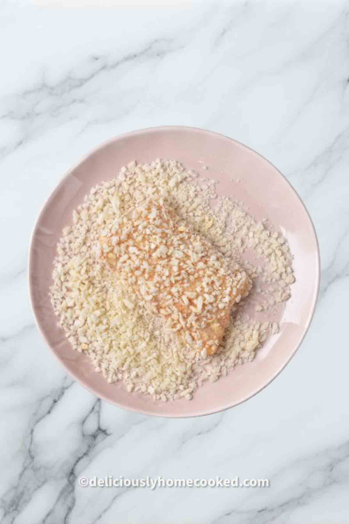 Air fryer breaded fish fillets - Deliciously Home Cooked