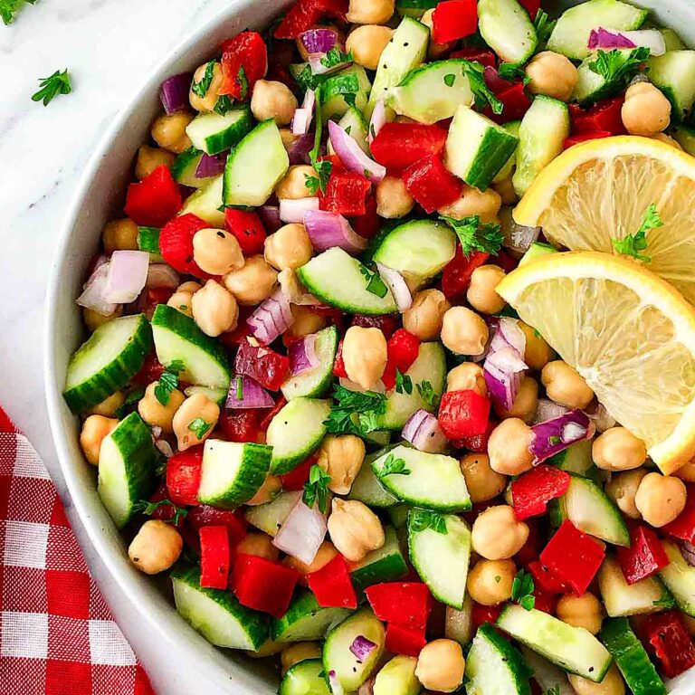 Simple chickpea salad recipe