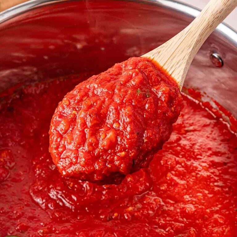 Hearty marinara sauce recipe