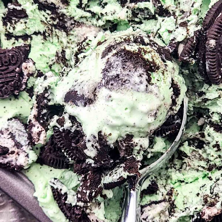 Mint Oreo ice cream