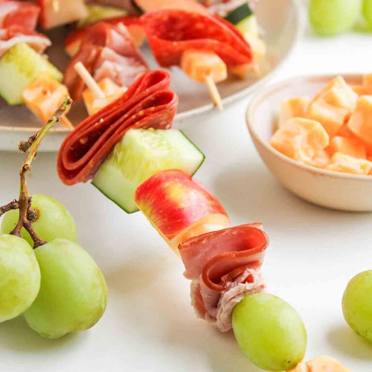 Easy charcuterie skewers
