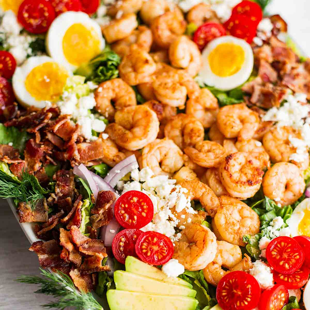 Shrimp Cobb salad