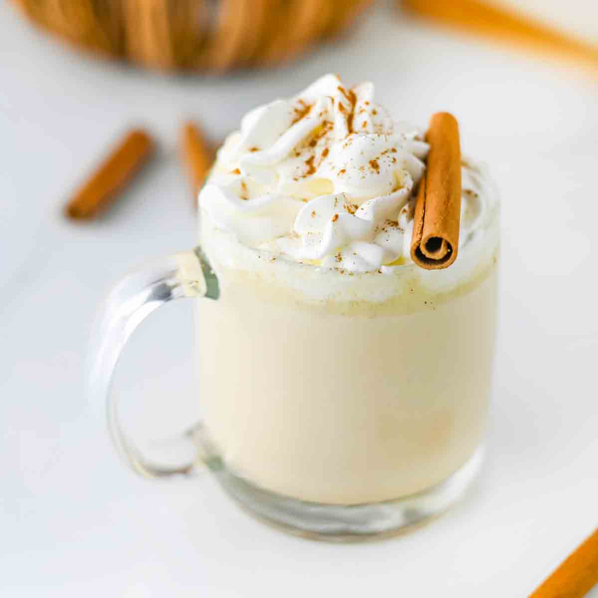 Pumpkin white hot chocolate