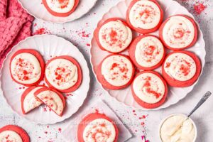Crumbl Pink Velvet Cookies Copycat Recipe