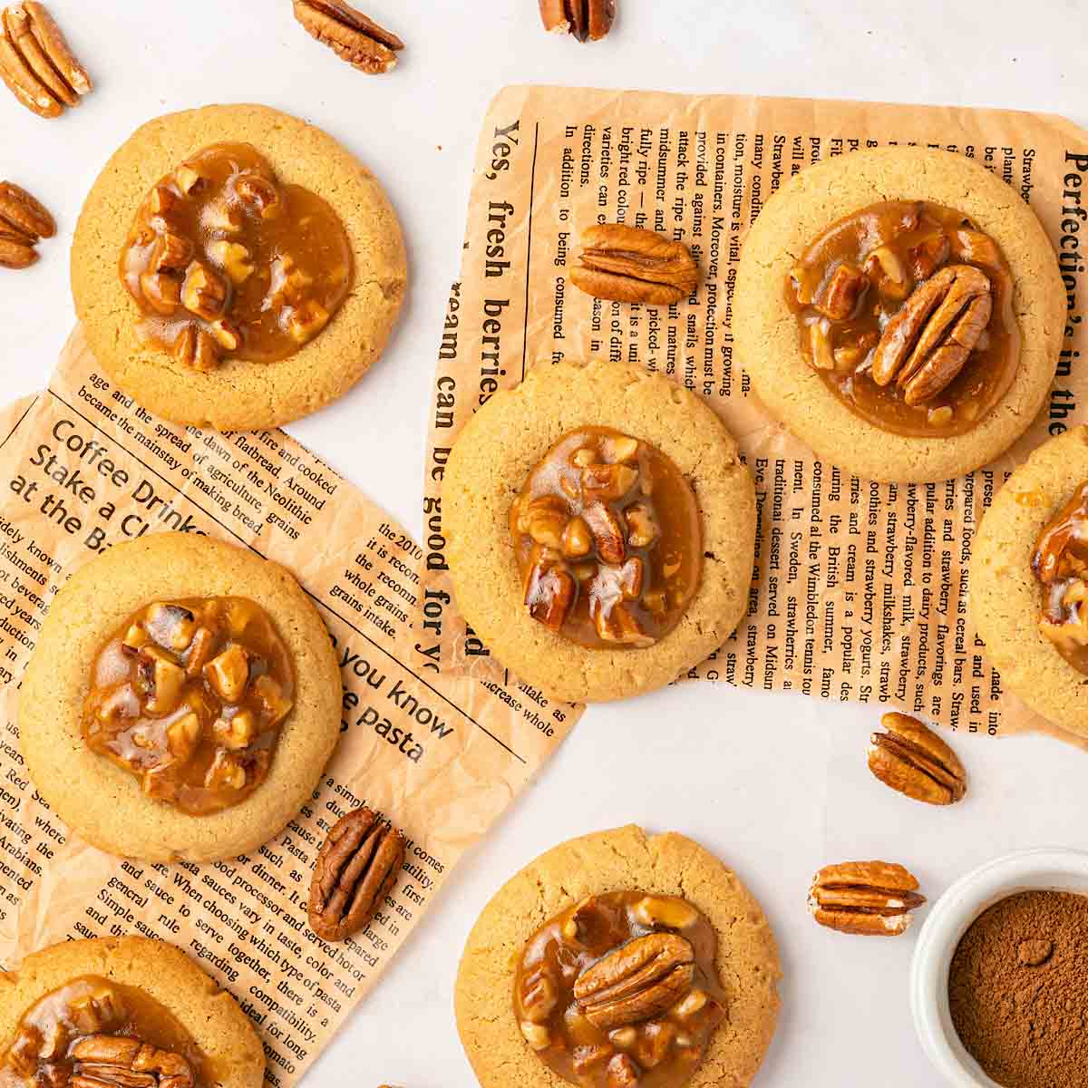 Pecan pie cookies