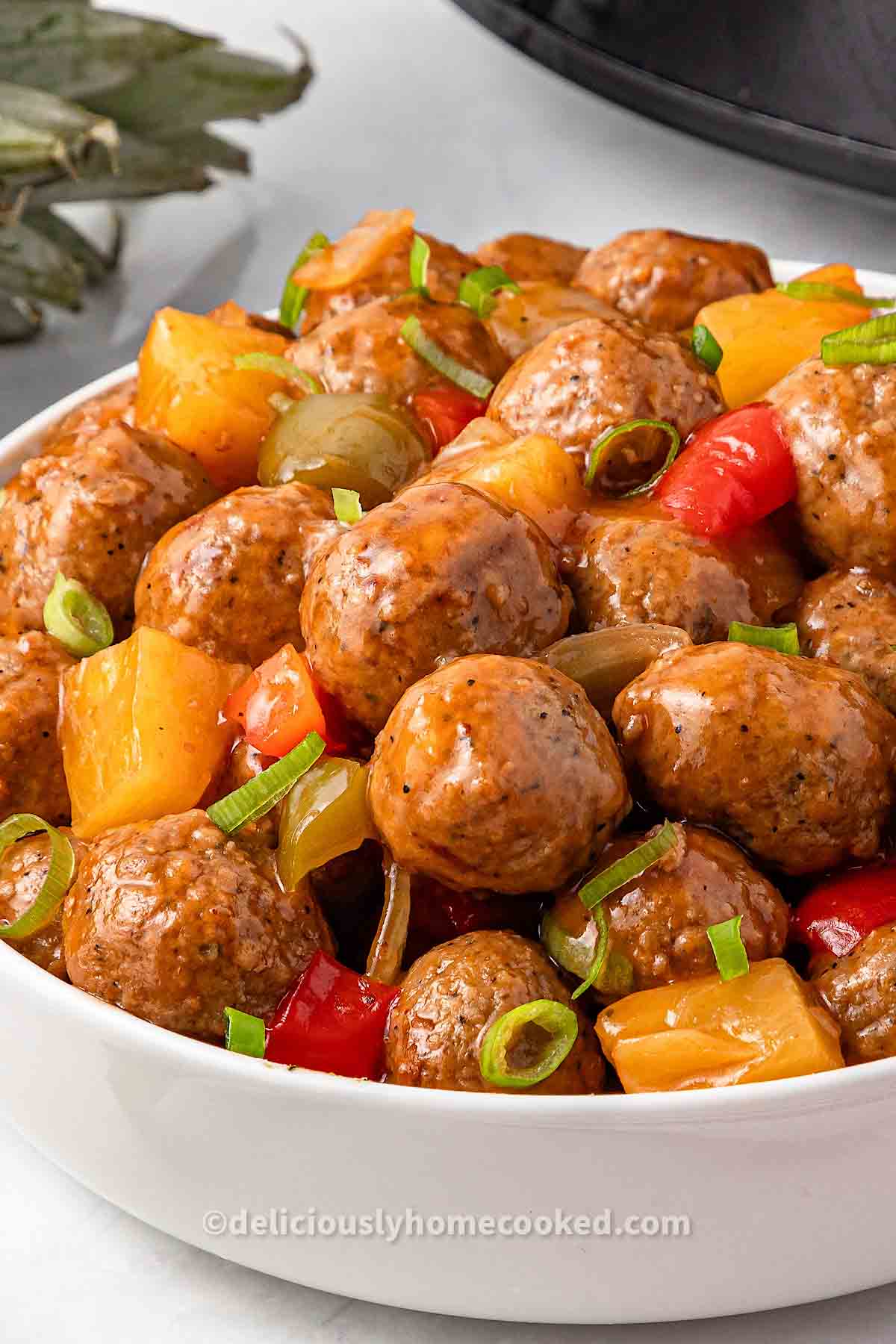 Easy Slow Cooker Sweet and Sour Meatballs Recipe