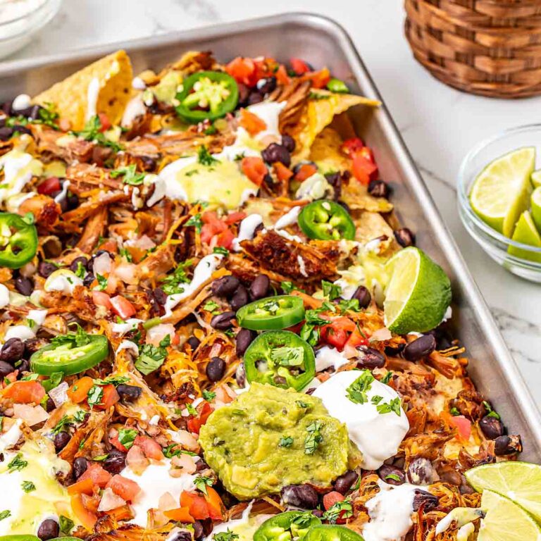 Pulled pork nachos